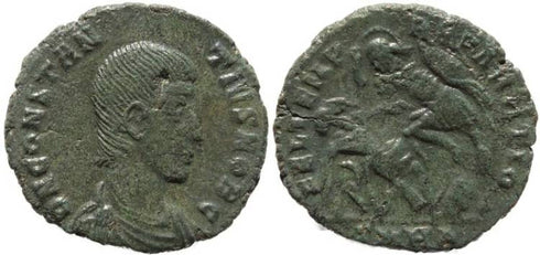 Roman coin of Constantius Gallus - FEL TEMP REPARATIO - Heraclea
